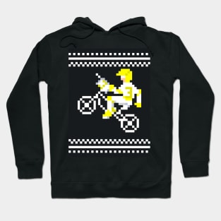 80's BMX RAD videogame pixel art Hoodie